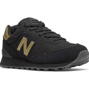 Black and Gold new balance sneakers